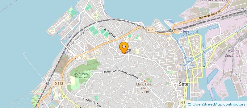 localisation de l'entreprise MONSIEUR HASSAN BENZIANE  SETE