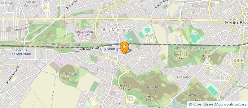 localisation de l'entreprise MONSIEUR HASSAN BOUAAMRANE à BILLY-MONTIGNY