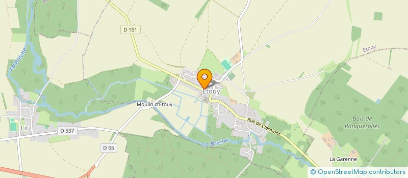 localisation de l'entreprise MONSIEUR HASSAN BOUAMAMA  CREIL