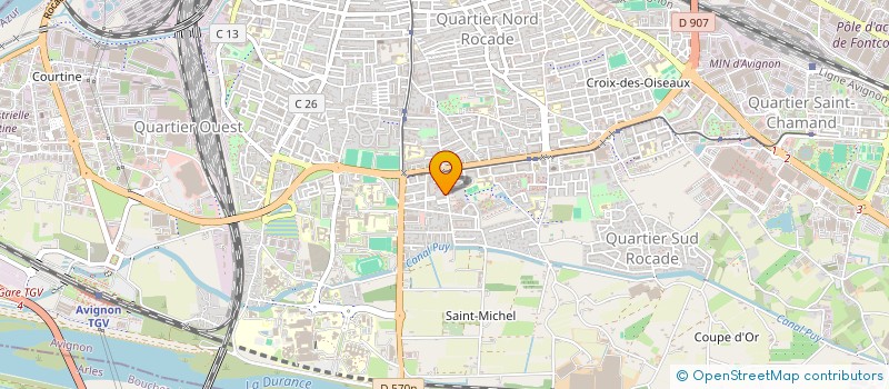 localisation de l'entreprise MONSIEUR HASSAN BOUARFAOUI  AVIGNON