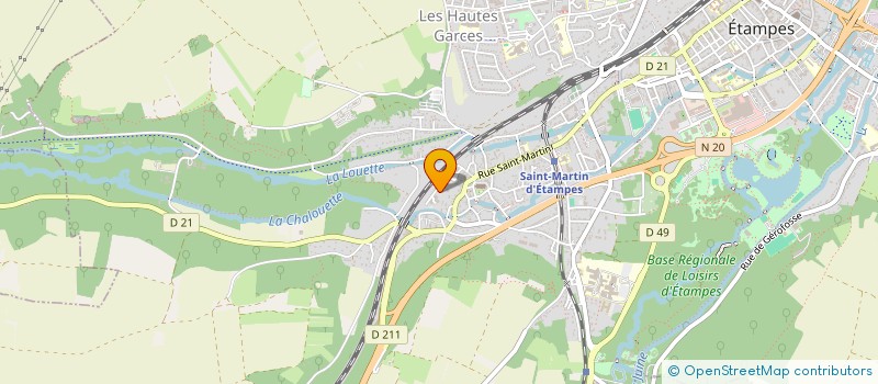 localisation de l'entreprise MONSIEUR HASSAN BOULHSSEN à ETAMPES