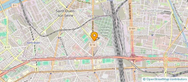 localisation de l'entreprise MONSIEUR HASSAN BOULIF  SAINT-OUEN-SUR-SEINE