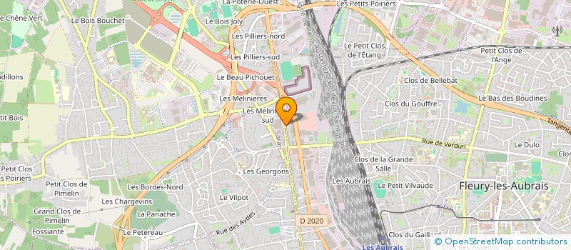 localisation de l'entreprise MONSIEUR HASSAN BOUTAIB ELKODSI  FLEURY LES AUBRAIS