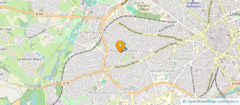 localisation de l'entreprise MONSIEUR HASSAN CHALOUB à LIMOGES