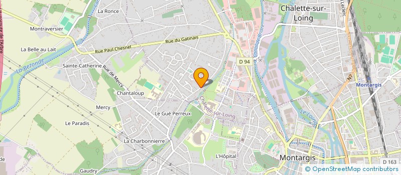 localisation de l'entreprise MONSIEUR HASSAN CHELLALI à CHALETTE-SUR-LOING