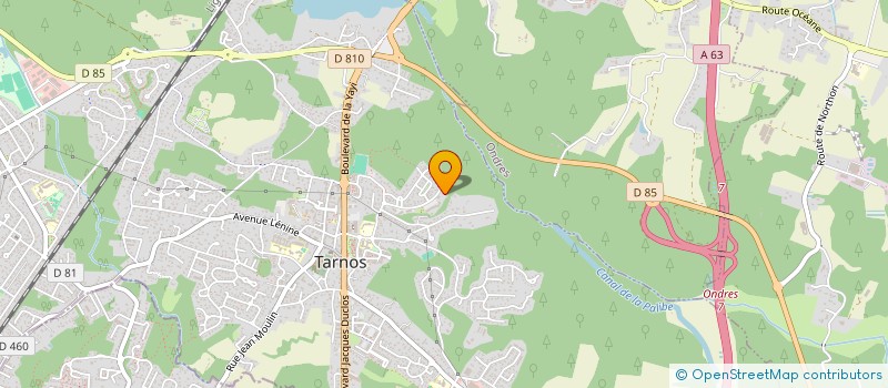 localisation de l'entreprise MONSIEUR HASSAN CHERIF BHIH  TARNOS