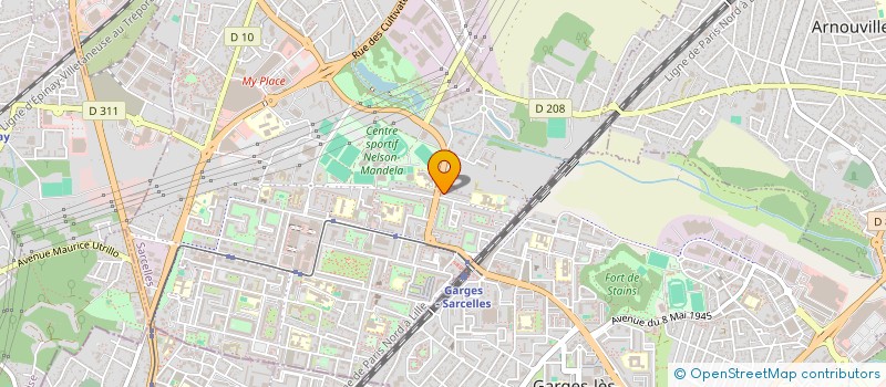 localisation de l'entreprise MONSIEUR HASSAN COULIBALY  SARCELLES