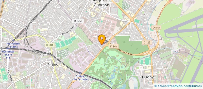 localisation de l'entreprise MONSIEUR HASSAN DAWLATZAI  GARGES LES GONESSE