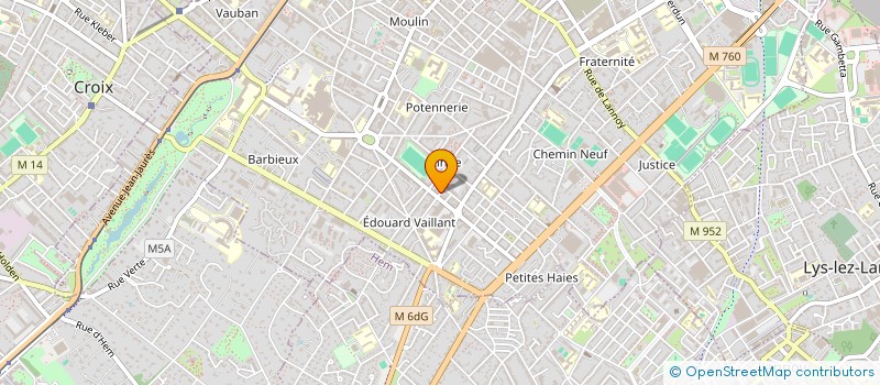 localisation de l'entreprise MONSIEUR HASSAN DJIDDA BOUNDI  ROUBAIX