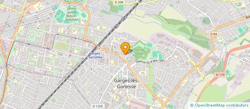 localisation de l'entreprise MONSIEUR HASSAN EL ACHMAOUI  GARGES-LES-GONESSE