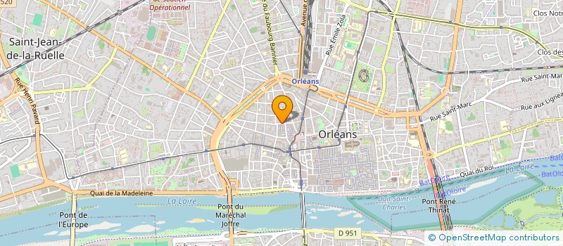 localisation de l'entreprise MONSIEUR HASSAN EL AHMADI  ORLEANS