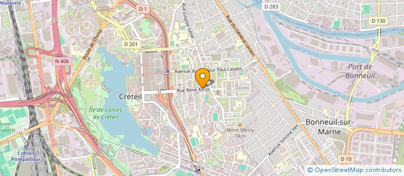 localisation de l'entreprise MONSIEUR HASSAN EL GASS  CRETEIL