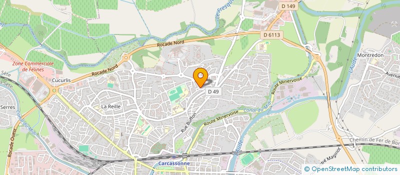 localisation de l'entreprise MONSIEUR HASSAN EL GOUMLI  CARCASSONNE