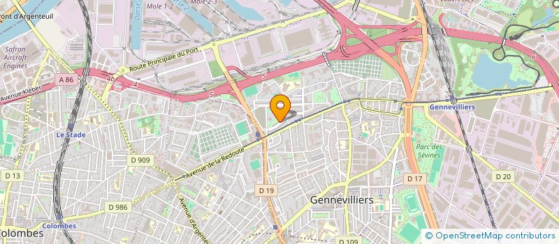 localisation de l'entreprise MONSIEUR HASSAN EL GUIF à GENNEVILLIERS