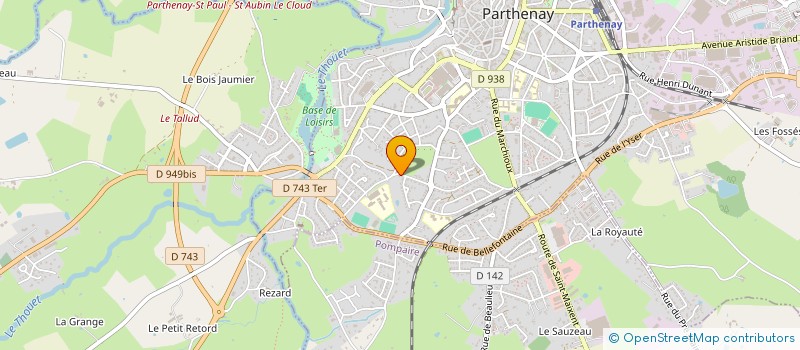 localisation de l'entreprise MONSIEUR HASSAN EL HAOUAT  PARTHENAY