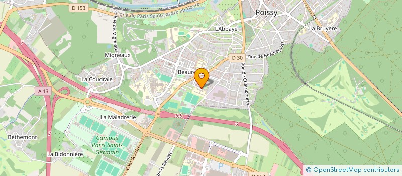 localisation de l'entreprise MONSIEUR HASSAN EL HOUSS  POISSY