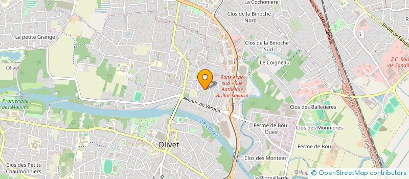 localisation de l'entreprise MONSIEUR HASSAN EL KAMEL à OLIVET