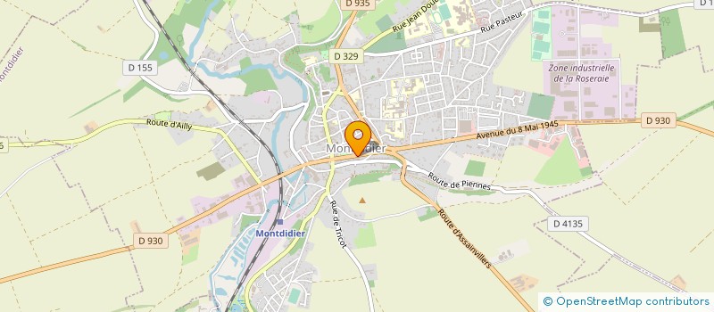 localisation de l'entreprise MONSIEUR HASSAN EL KANOUN à MONTDIDIER