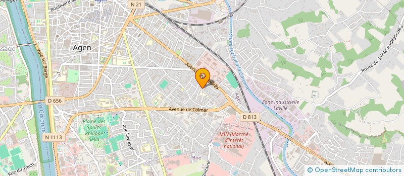 localisation de l'entreprise MONSIEUR HASSAN EL KAOURI  AGEN