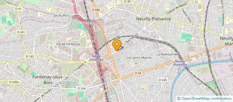 localisation de l'entreprise MONSIEUR HASSAN EL KOURAICHI à FONTENAY-SOUS-BOIS