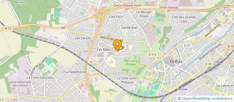 localisation de l'entreprise MONSIEUR HASSAN EL OUAKILI à DREUX