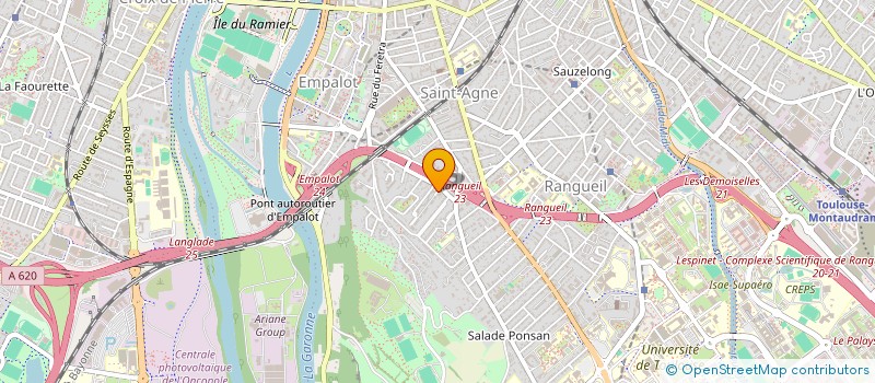 localisation de l'entreprise MONSIEUR HASSAN EL OUAKIRI  TOULOUSE