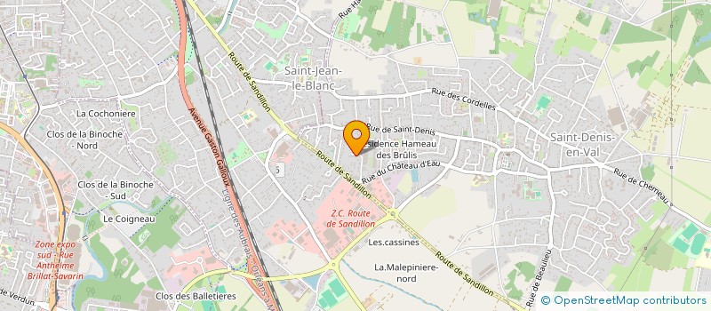 localisation de l'entreprise MONSIEUR HASSAN EL OUALI à SAINT-DENIS-EN-VAL