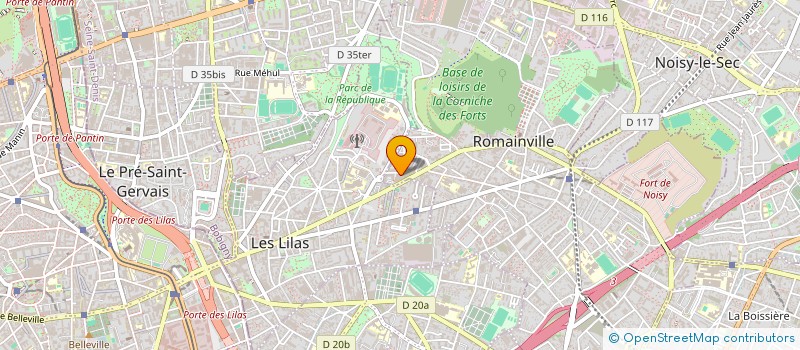 localisation de l'entreprise MONSIEUR HASSAN EL OUAZRAOUI à ROMAINVILLE