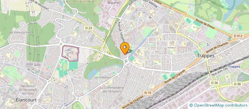 localisation de l'entreprise MONSIEUR HASSAN ELFELLAH à TRAPPES