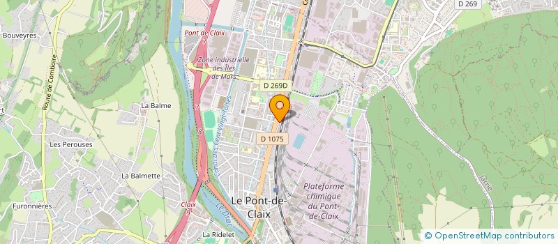 localisation de l'entreprise MONSIEUR HASSAN ESSID  LE PONT-DE-CLAIX