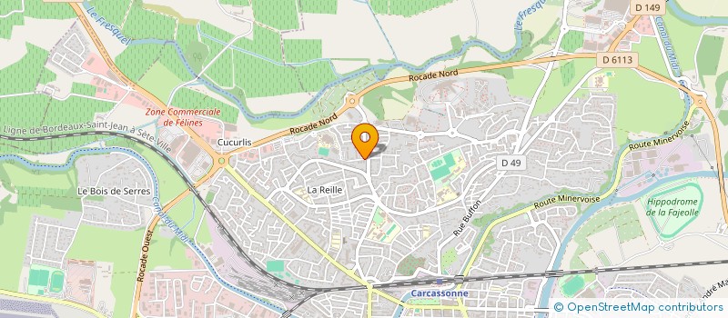 localisation de l'entreprise MONSIEUR HASSAN FAGROUD  CARCASSONNE