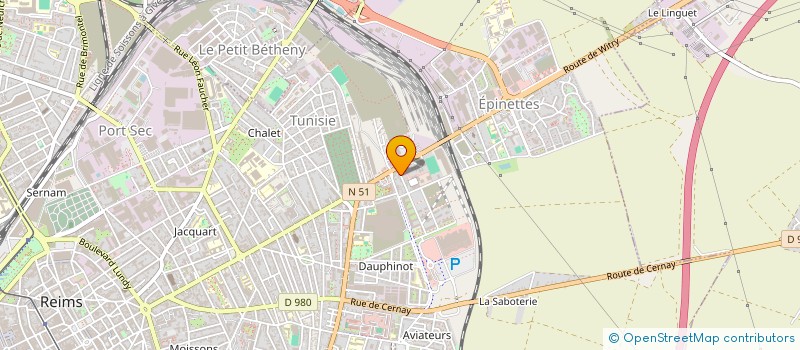 localisation de l'entreprise MONSIEUR HASSAN FARS  REIMS