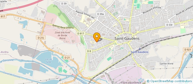 localisation de l'entreprise MONSIEUR HASSAN FIKRI  SAINT-GAUDENS