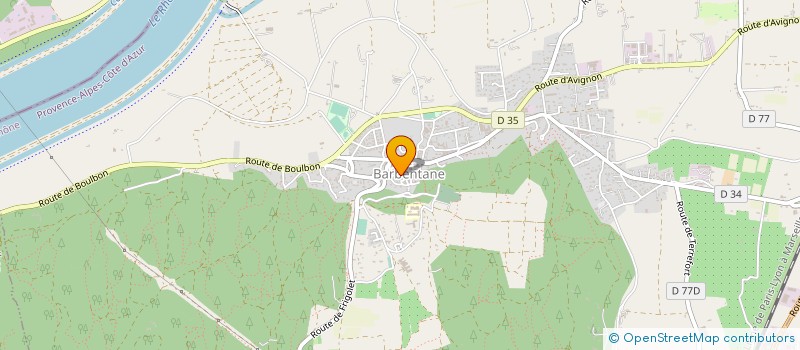 localisation de l'entreprise MONSIEUR HASSAN GAAMOUCH  BARBENTANE