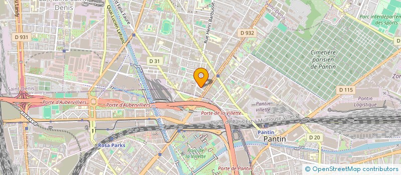 localisation de l'entreprise MONSIEUR HASSAN GALOUL  AUBERVILLIERS