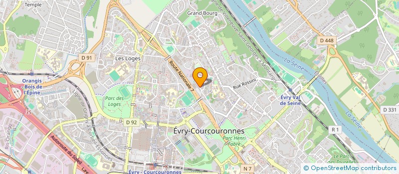 localisation de l'entreprise MONSIEUR HASSAN GHALAYINI  EVRY-COURCOURONNES