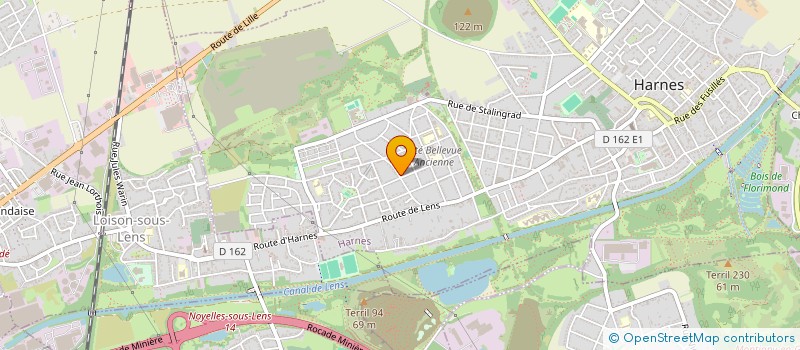 localisation de l'entreprise MONSIEUR HASSAN HACHMI  HARNES