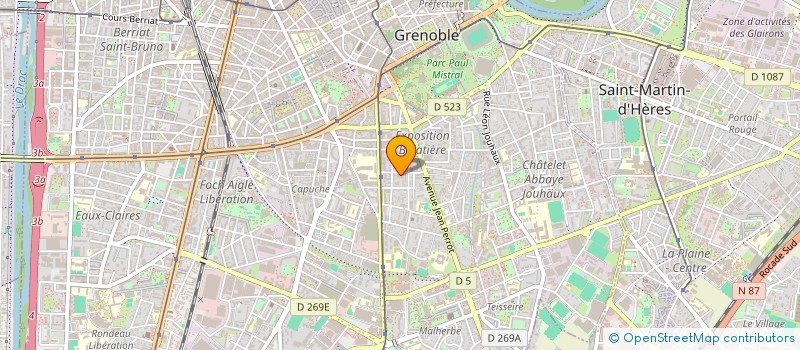 localisation de l'entreprise MONSIEUR HASSAN HAFFOUD à GRENOBLE