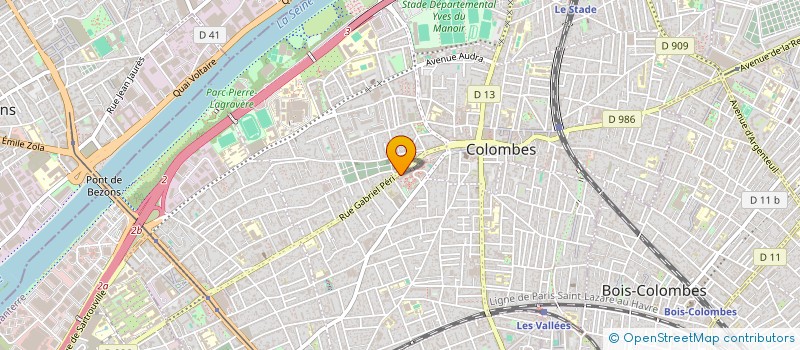 localisation de l'entreprise MONSIEUR HASSAN HAMADOU à COLOMBES