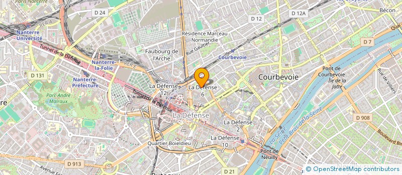 localisation de l'entreprise MONSIEUR HASSAN HAMRAZ à COURBEVOIE