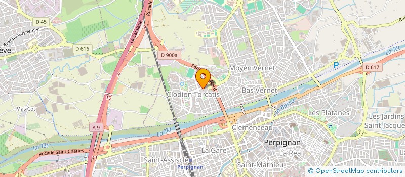 localisation de l'entreprise MONSIEUR HASSAN HAOULI OUALKADI  PERPIGNAN