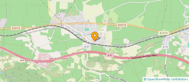 localisation de l'entreprise MONSIEUR HASSAN HINNA  CAPENDU