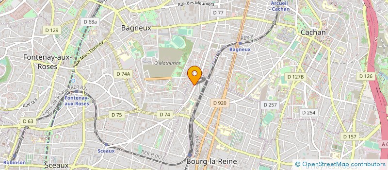 localisation de l'entreprise MONSIEUR HASSAN HOUSSAINI à BOURG-LA-REINE