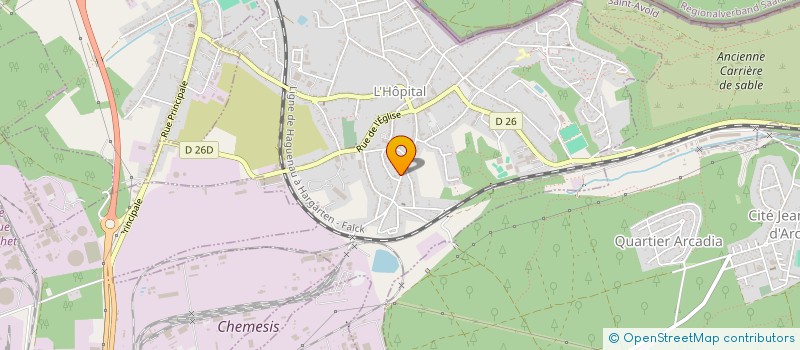 localisation de l'entreprise MONSIEUR HASSAN IDIRI  L'HOPITAL