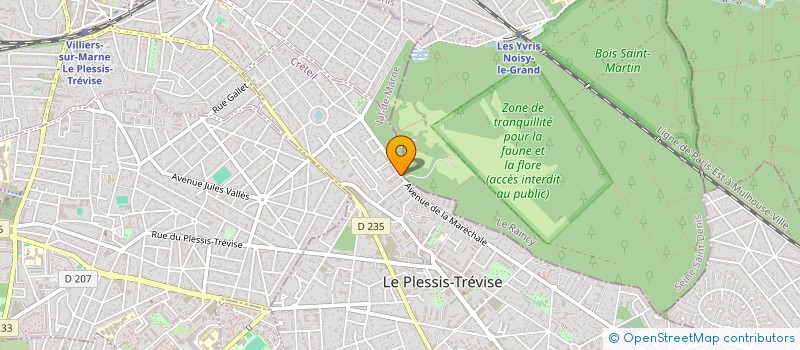 localisation de l'entreprise MONSIEUR HASSAN ISHAK OUSMANE à LE PLESSIS-TREVISE