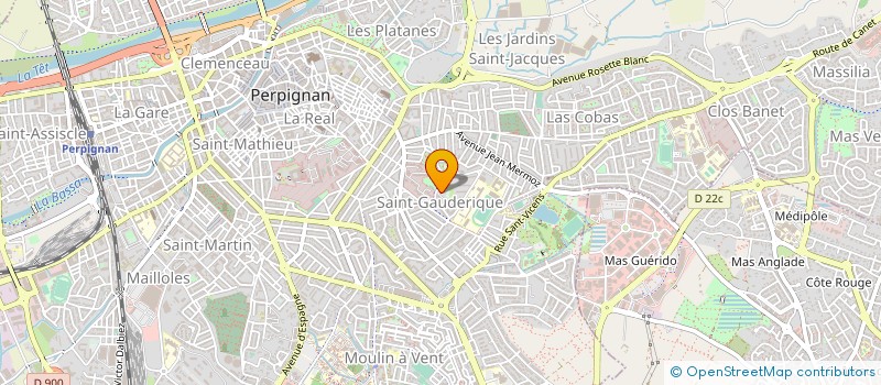 localisation de l'entreprise MONSIEUR HASSAN JOUAK à PERPIGNAN