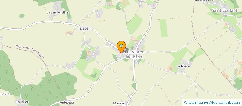 localisation de l'entreprise MONSIEUR HASSAN JOUHARA  SAINT-VINCENT-LA-CHATRE