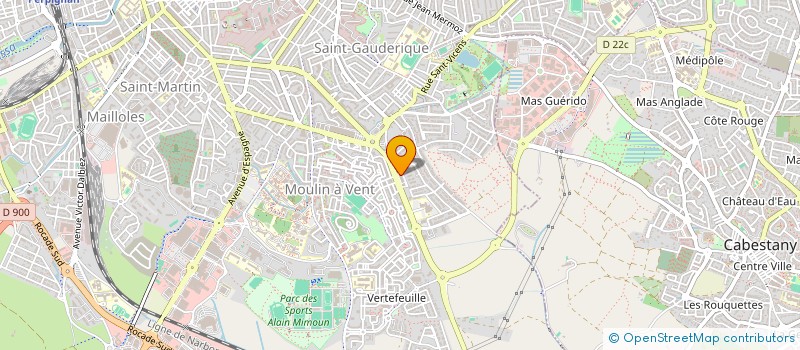 localisation de l'entreprise MONSIEUR HASSAN KADDOURI  PERPIGNAN