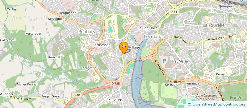 localisation de l'entreprise MONSIEUR HASSAN KARA à QUIMPER