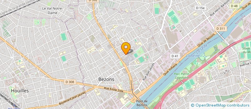 localisation de l'entreprise MONSIEUR HASSAN KARBAL  BEZONS